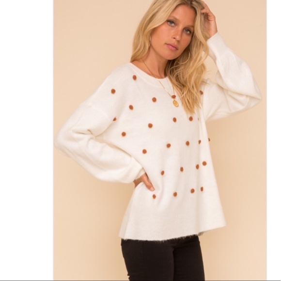 Pom Pom Sweater, New - Picture 4 of 12